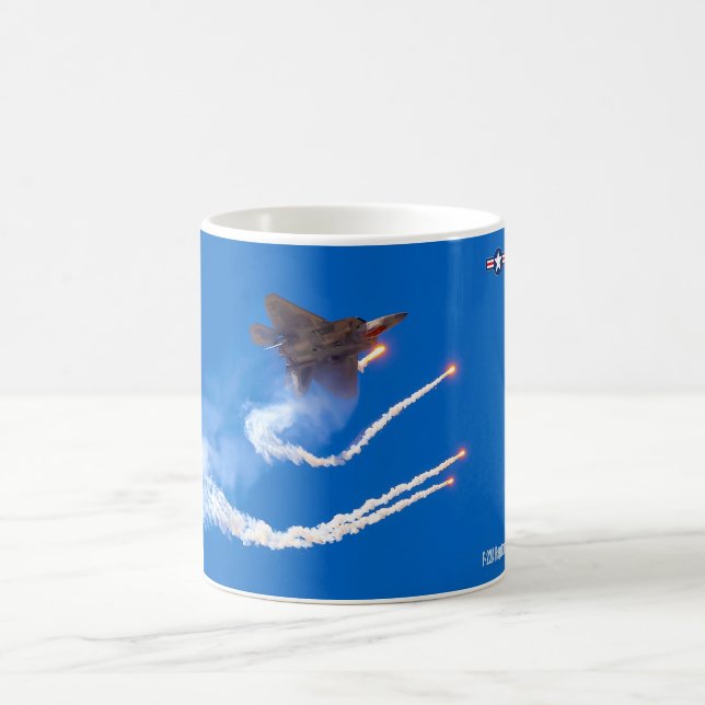 F-22 RAPTOR COFFEE MUG (Center)