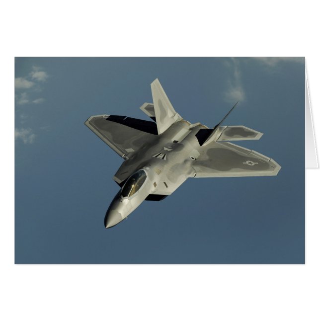 F-22 Raptor Fighter Jet (Front Horizontal)