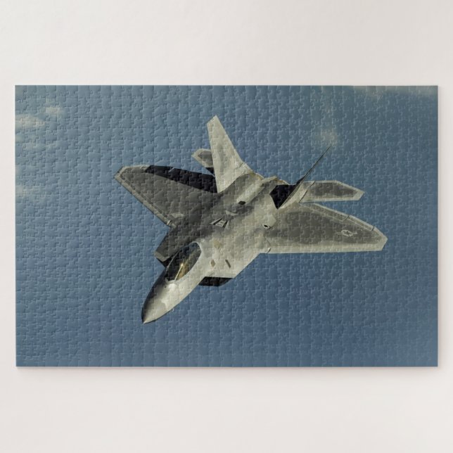 F-22 Raptor Fighter Jet Jigsaw Puzzle (Horizontal)