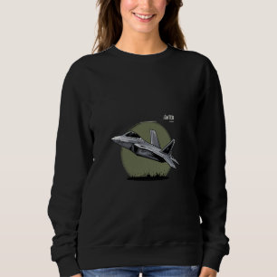 F-22 Raptor Fighter Jet Military Aircraft Men Dad Sweatshirt