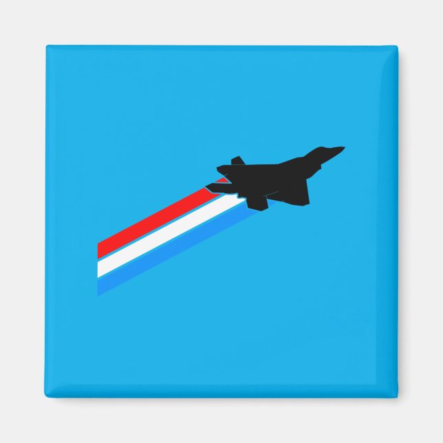 F-22 Raptor Fighter Jet Performance Magnet (Front)