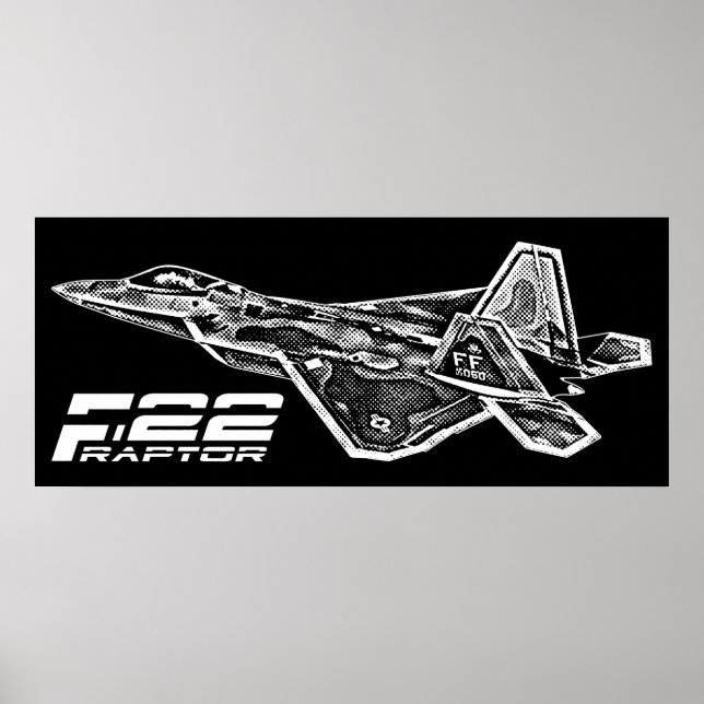 F-22 RAPTOR Print (Front)