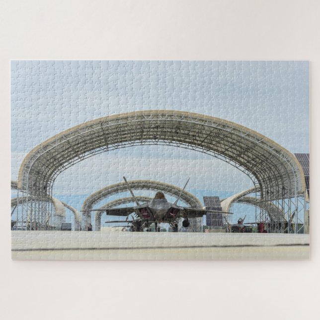 F-22 Raptor Stealth Fighter Jet Jigsaw Puzzle (Horizontal)