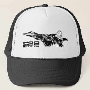 F-22 RAPTOR TRUCKER HAT