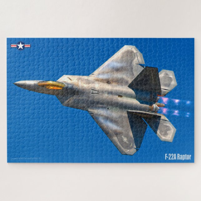 F-22A RAPTOR (20x30 INCH) Jigsaw Puzzle (Horizontal)
