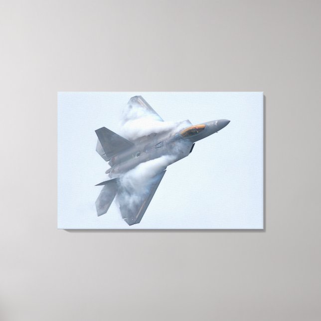 F-22A RAPTOR 24x36 Canvas Print (Front)