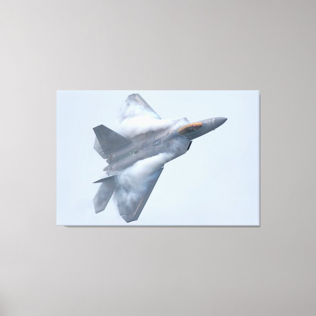 F-22A RAPTOR 32x48 Canvas Print (Front)