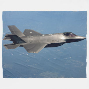 F-35 FIGHTER FLEECE BLANKET