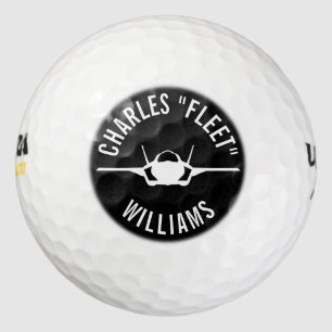 F-35 Lightning Fighter Golf Ball with Custom Name