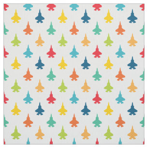 F-35 Lightning Fighter Jets Pattern Primary Fabric