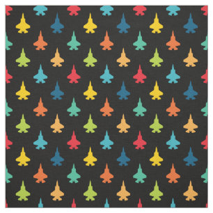 F-35 Lightning Fighter Jets Pattern Primary Fabric
