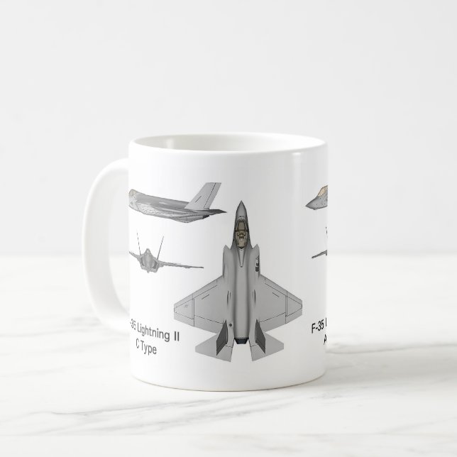 F-35 Lightning II Coffee Mug (Front Left)