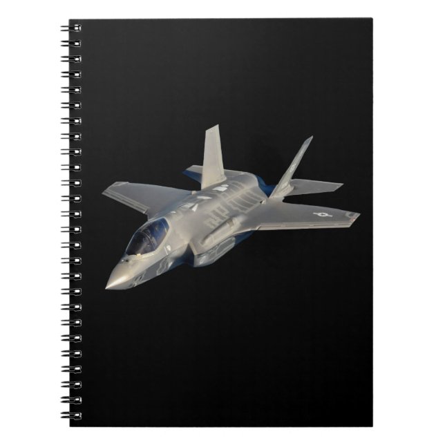 F-35 Lightning II Panther Jet Fighter Notebook (Front)
