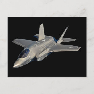 F-35 Lightning II Panther Jet Fighter Postcard
