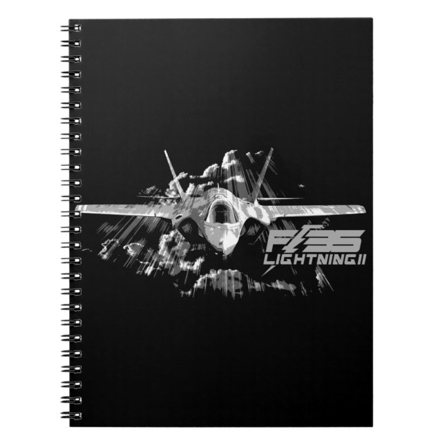 F-35 Lightning II Photo Notebook (80 Pages B&W) (Front)