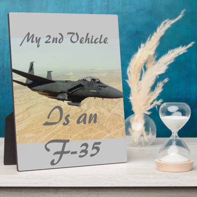 F-35 Lightning II Plaque (Side)