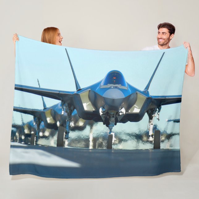F-35A LIGHTNING II FLEECE BLANKET (In Situ)
