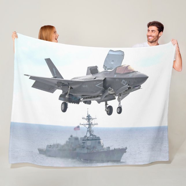 F-35B LIGHTNING II FLEECE BLANKET (In Situ)