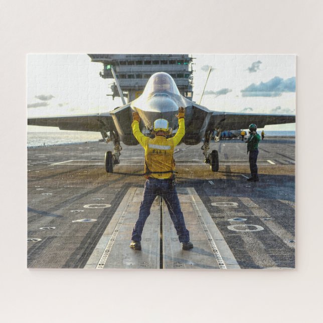 F-35C LIGHTNING II (16x20 INCH) Jigsaw Puzzle (Horizontal)