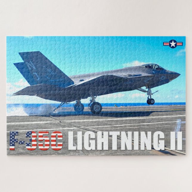 F-35C LIGHTNING II (20x30 INCH) Jigsaw Puzzle (Horizontal)