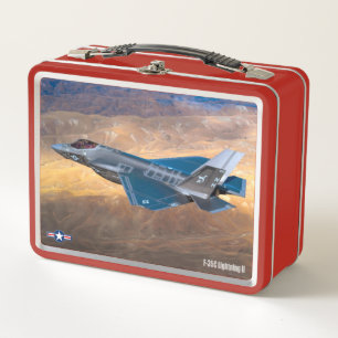 F-35C LIGHTNING II METAL LUNCH BOX