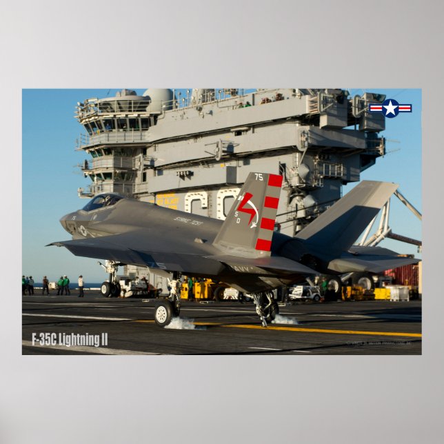 F-35C LIGHTNING II POSTER (Front)
