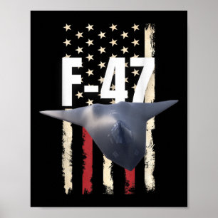 F 47 Fighter Jet F-47 Jet Fighter Aircraft - Offic Poster