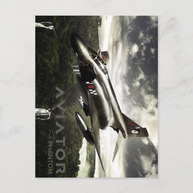 F-4 Phantom Fighter Jet Postcard (Front)