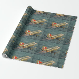 F-4 PHANTOM FIGHTER JET WRAPPING PAPER