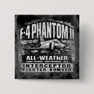 F-4 Phantom II 15 Cm Square Badge