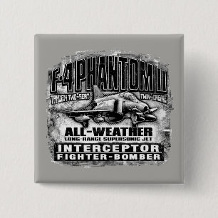 F-4 Phantom II 15 Cm Square Badge