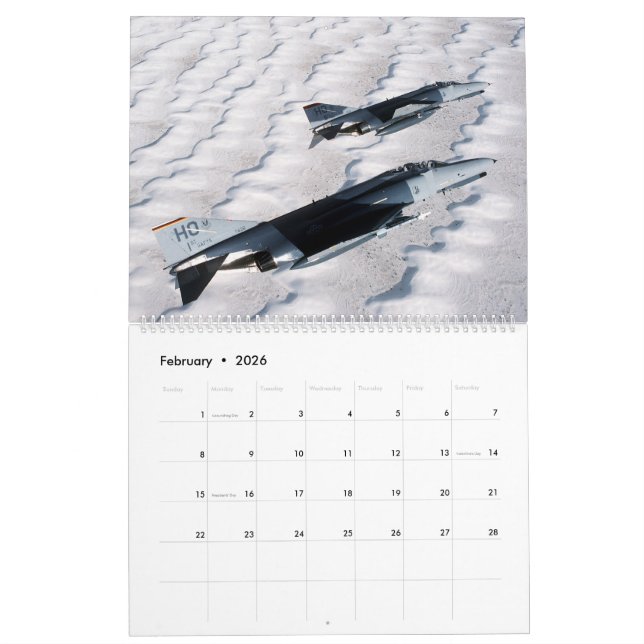 F-4 Phantom II Calendar (Feb 2026)