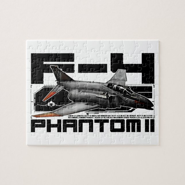 F-4 Phantom II Jigsaw Puzzle (Horizontal)