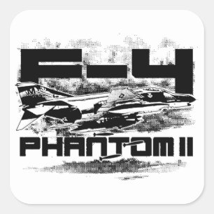 F-4 Phantom II Square Sticker