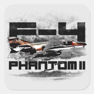 F-4 Phantom II Square Sticker
