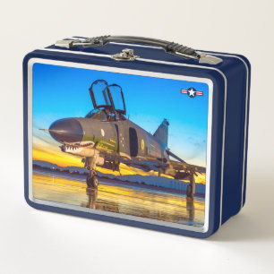F-4 PHANTOM METAL LUNCH BOX