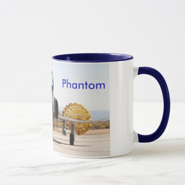 F-4 Phantom with Drag Chute, F4, AC Mug (Right)