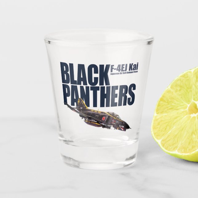 F-4EJ Kai Black Panthers 2008 Shot Glass (Front)