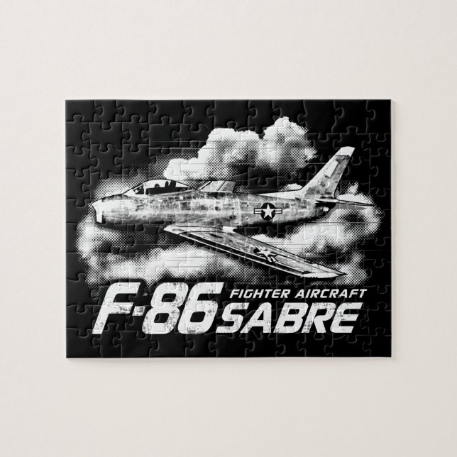 F-86 Sabre Jigsaw Puzzle (Horizontal)