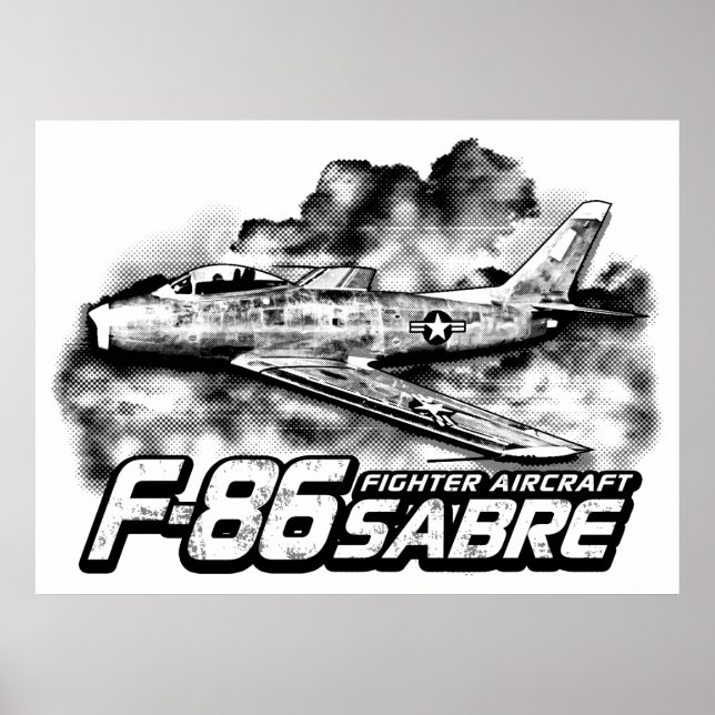 F-86 Sabre Poster (Front)