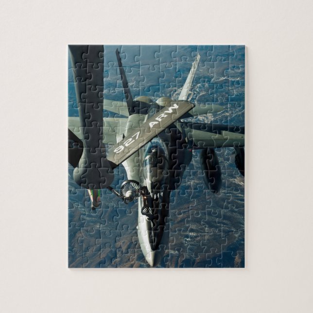 F/A 18 refuelling Jigsaw Puzzle (Vertical)