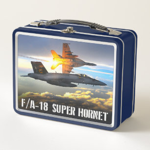 F/A-18 SUPER HORNET METAL LUNCH BOX