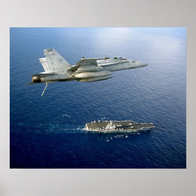 F/A-18C Hornet Poster (Front)