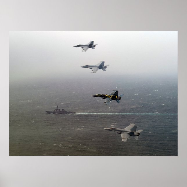 F/A-18C Hornet Poster (Front)