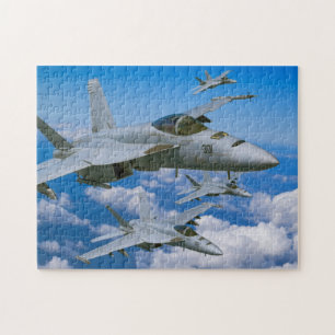 F/A-18E SUPER HORNET (11x14 INCH) Jigsaw Puzzle