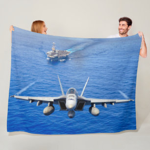 F/A-18E SUPER HORNET FLEECE BLANKET