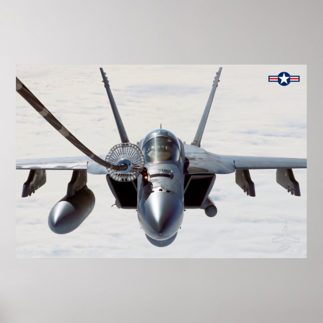 F/A-18E SUPER HORNET POSTER (Front)