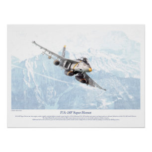 F/A-18F Hornet Poster
