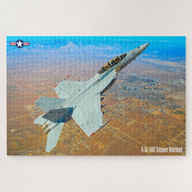 F/A-18F SUPER HORNET (20x30 INCH) Jigsaw Puzzle (Horizontal)