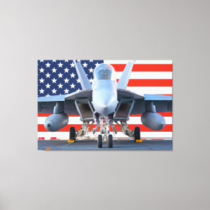 F/A-18F SUPER HORNET 32x48 Canvas Print